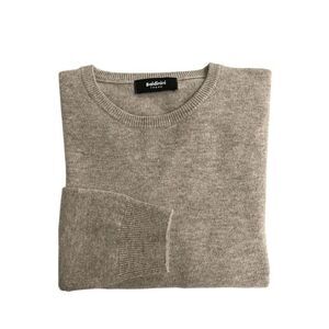 Baldinini Trend Luxurious Cashmere Sweater Men Beige Sweaters
